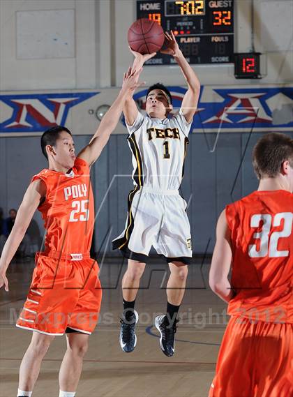 Thumbnail 2 in Polytechnic vs. Bosco Tech (San Gabriel Tournament) photogallery.