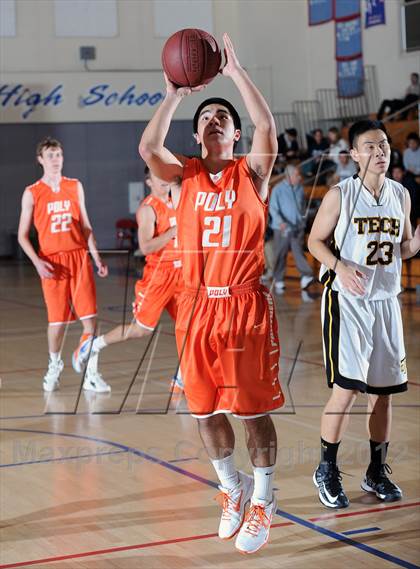 Thumbnail 2 in Polytechnic vs. Bosco Tech (San Gabriel Tournament) photogallery.