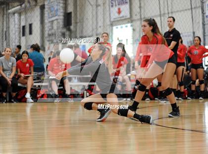 Thumbnail 3 in Mater Dei vs. Tesoro (Queen's Court Tournament) photogallery.
