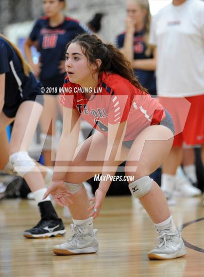 Thumbnail 2 in Mater Dei vs. Tesoro (Queen's Court Tournament) photogallery.