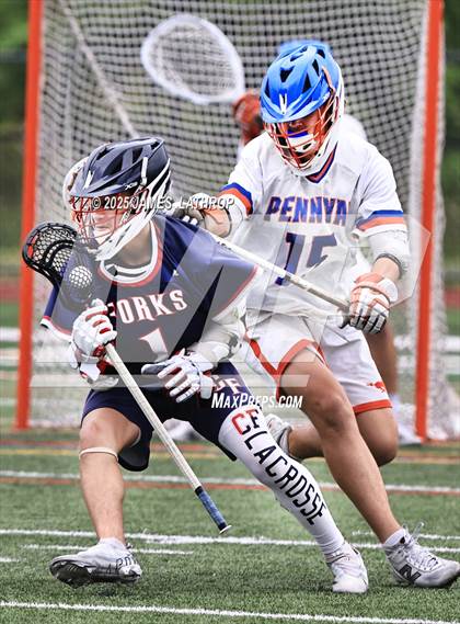 Thumbnail 1 in Penn Yan Academy vs. Chenango Forks (NYSPHAA Class C State Final) photogallery.