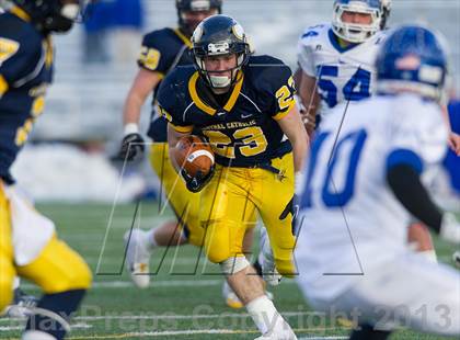 Thumbnail 2 in Lower Dauphin vs. Central Catholic (PIAA Class AAAA Semifinal) photogallery.