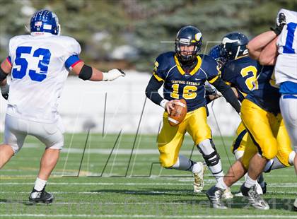 Thumbnail 3 in Lower Dauphin vs. Central Catholic (PIAA Class AAAA Semifinal) photogallery.