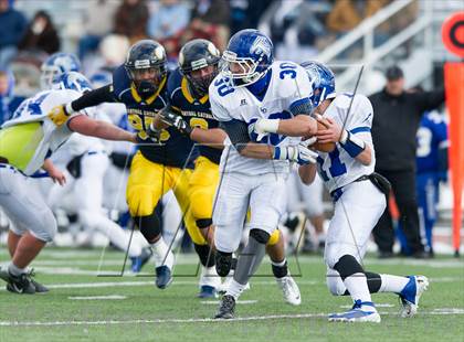 Thumbnail 3 in Lower Dauphin vs. Central Catholic (PIAA Class AAAA Semifinal) photogallery.