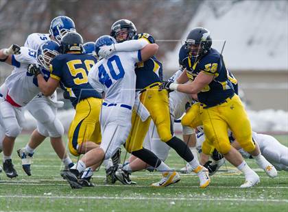 Thumbnail 3 in Lower Dauphin vs. Central Catholic (PIAA Class AAAA Semifinal) photogallery.