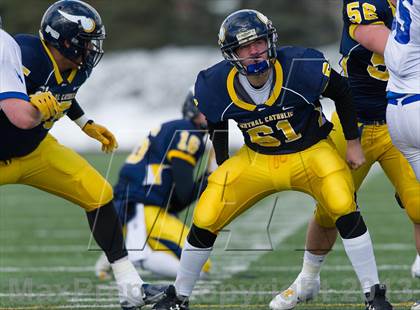 Thumbnail 3 in Lower Dauphin vs. Central Catholic (PIAA Class AAAA Semifinal) photogallery.
