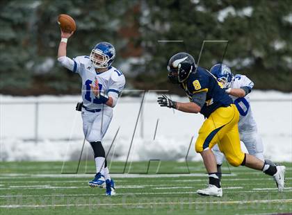 Thumbnail 3 in Lower Dauphin vs. Central Catholic (PIAA Class AAAA Semifinal) photogallery.