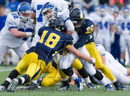 Thumbnail 3 in Lower Dauphin vs. Central Catholic (PIAA Class AAAA Semifinal) photogallery.