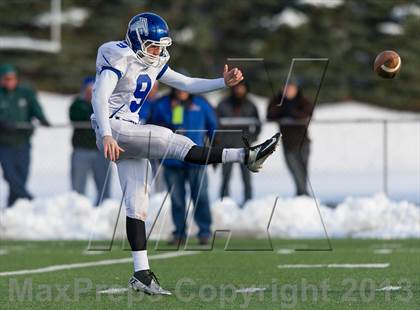 Thumbnail 3 in Lower Dauphin vs. Central Catholic (PIAA Class AAAA Semifinal) photogallery.