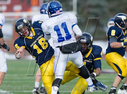 Thumbnail 1 in Lower Dauphin vs. Central Catholic (PIAA Class AAAA Semifinal) photogallery.