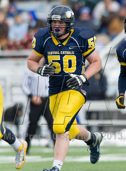 Thumbnail 2 in Lower Dauphin vs. Central Catholic (PIAA Class AAAA Semifinal) photogallery.