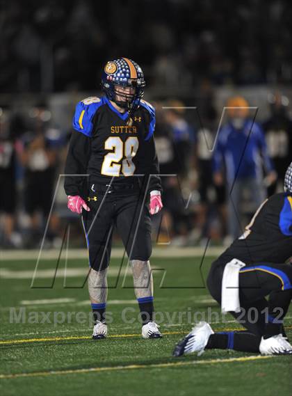 Thumbnail 3 in Sutter vs. Marin Catholic (CIF NorCal Regional D3 Final) photogallery.