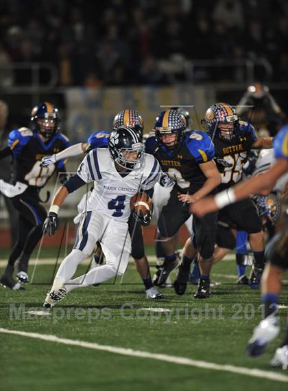 Thumbnail 1 in Sutter vs. Marin Catholic (CIF NorCal Regional D3 Final) photogallery.