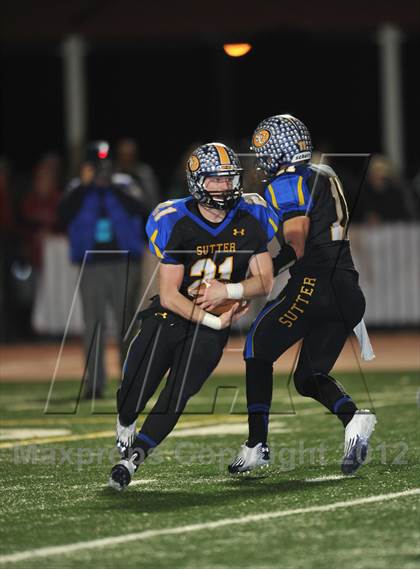 Thumbnail 2 in Sutter vs. Marin Catholic (CIF NorCal Regional D3 Final) photogallery.