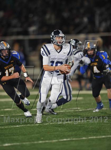 Thumbnail 1 in Sutter vs. Marin Catholic (CIF NorCal Regional D3 Final) photogallery.