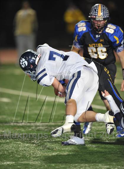 Thumbnail 2 in Sutter vs. Marin Catholic (CIF NorCal Regional D3 Final) photogallery.