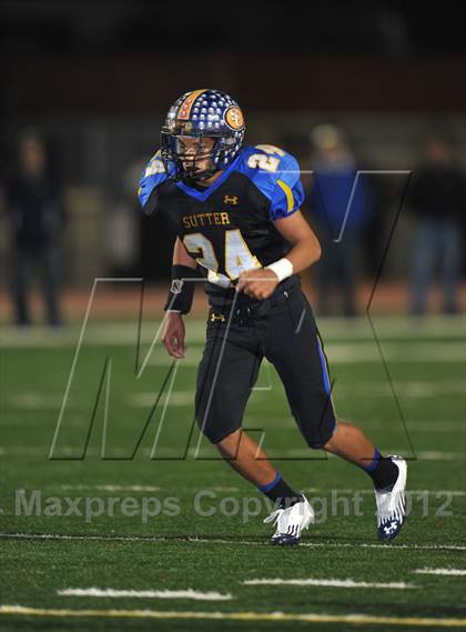 Thumbnail 2 in Sutter vs. Marin Catholic (CIF NorCal Regional D3 Final) photogallery.