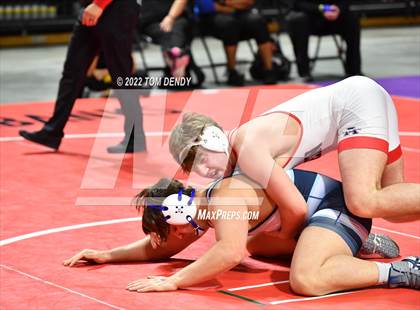 Thumbnail 3 in UIL State Championships - 6A 195lb Final photogallery.