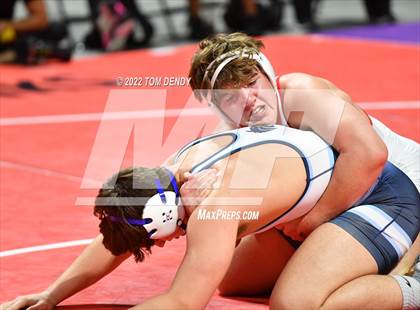 Thumbnail 1 in UIL State Championships - 6A 195lb Final photogallery.
