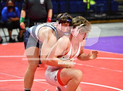 Thumbnail 1 in UIL State Championships - 6A 195lb Final photogallery.