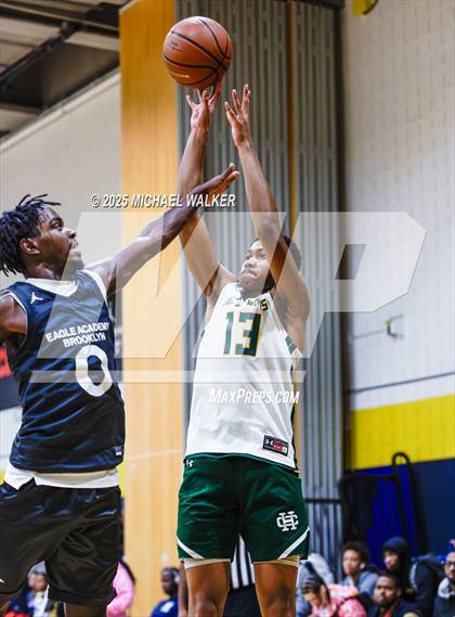 Thumbnail 3 in Holy Cross Vs Eagle Academy II (City Is Mine HS Classic Quarterfinals) photogallery.