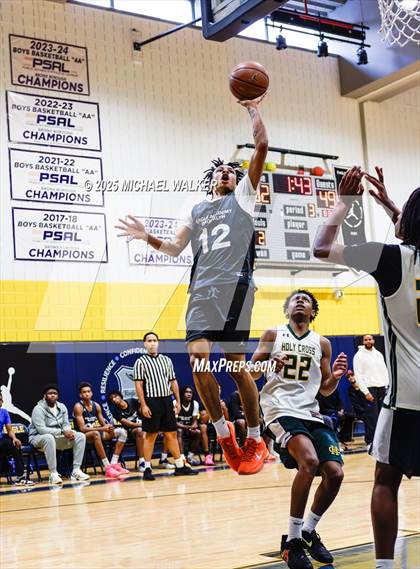 Thumbnail 1 in Holy Cross Vs Eagle Academy II (City Is Mine HS Classic Quarterfinals) photogallery.