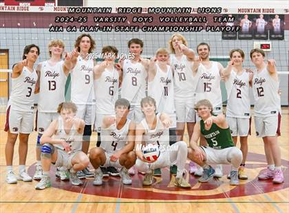 Thumbnail 2 in Mountain Ridge vs. Desert Vista (AIA 6A Play-In) photogallery.