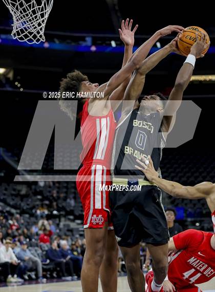 Thumbnail 3 in St. John Bosco vs Mater Dei (Trinity-Mission League Showcase) photogallery.