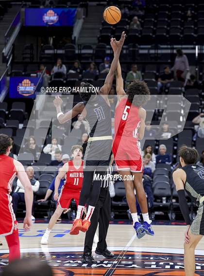Thumbnail 1 in St. John Bosco vs Mater Dei (Trinity-Mission League Showcase) photogallery.