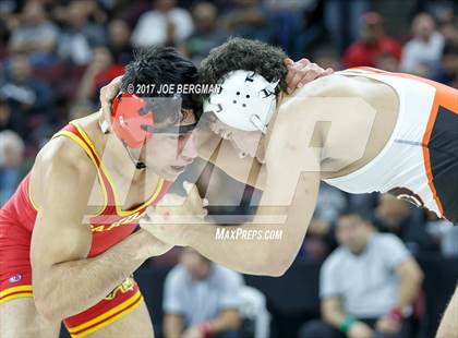 Thumbnail 2 in CIF State Boys Wrestling Championships (Semifinals) photogallery.