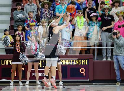 Thumbnail 3 in Martins Mill vs. LaPoynor (UIL 2A Regional Final Playoff) photogallery.
