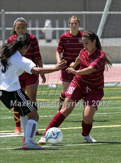 Thumbnail 3 in West Campus vs Dixon (CIF SJS D5 Final) photogallery.