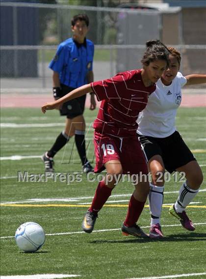 Thumbnail 2 in West Campus vs Dixon (CIF SJS D5 Final) photogallery.