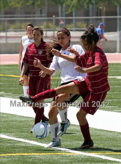 Thumbnail 2 in West Campus vs Dixon (CIF SJS D5 Final) photogallery.