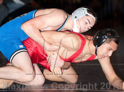 Thumbnail 2 in CIF CCS Wrestling Masters Championships (Day 1 - Round 2) photogallery.