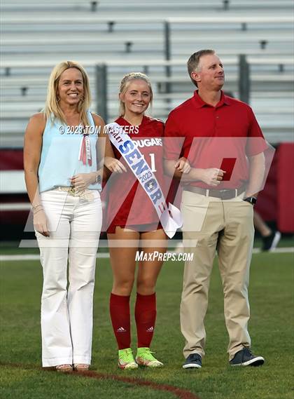 Thumbnail 1 in Charlotte Catholic @ Rocky River (Catholic Senior Night) photogallery.