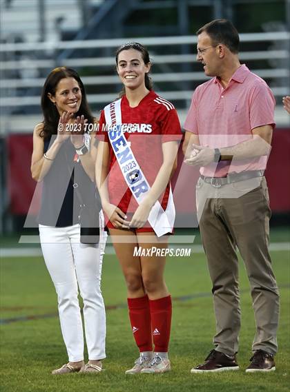 Thumbnail 2 in Charlotte Catholic @ Rocky River (Catholic Senior Night) photogallery.