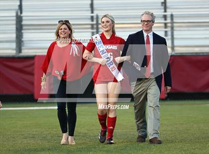 Thumbnail 1 in Charlotte Catholic @ Rocky River (Catholic Senior Night) photogallery.