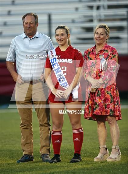 Thumbnail 1 in Charlotte Catholic @ Rocky River (Catholic Senior Night) photogallery.
