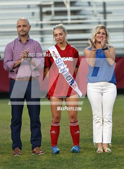 Thumbnail 2 in Charlotte Catholic @ Rocky River (Catholic Senior Night) photogallery.
