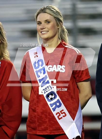 Thumbnail 3 in Charlotte Catholic @ Rocky River (Catholic Senior Night) photogallery.