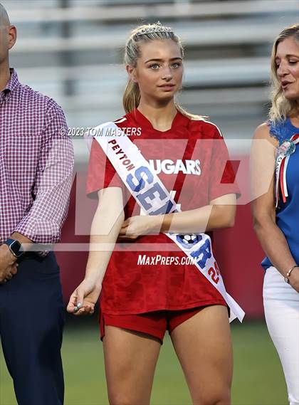 Thumbnail 1 in Charlotte Catholic @ Rocky River (Catholic Senior Night) photogallery.