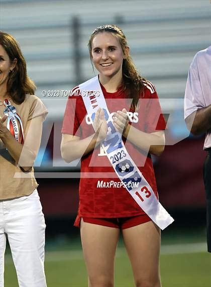 Thumbnail 1 in Charlotte Catholic @ Rocky River (Catholic Senior Night) photogallery.