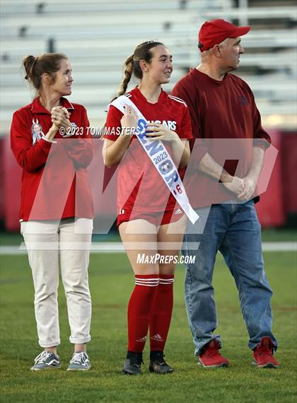 Thumbnail 3 in Charlotte Catholic @ Rocky River (Catholic Senior Night) photogallery.