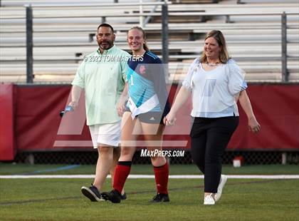 Thumbnail 1 in Charlotte Catholic @ Rocky River (Catholic Senior Night) photogallery.