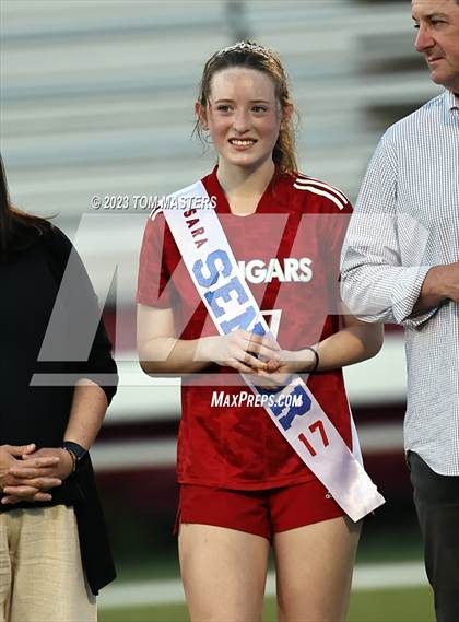 Thumbnail 2 in Charlotte Catholic @ Rocky River (Catholic Senior Night) photogallery.