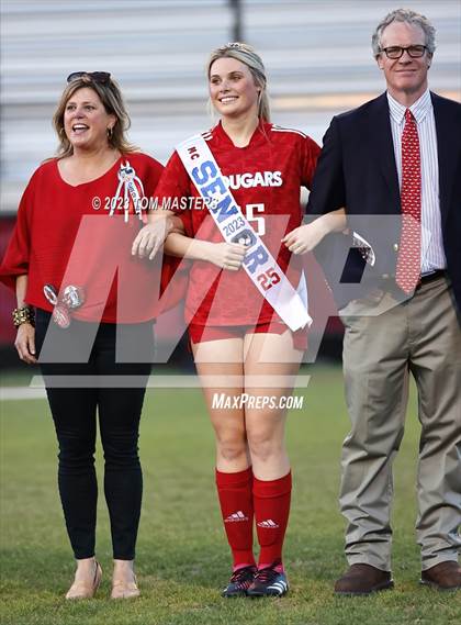 Thumbnail 3 in Charlotte Catholic @ Rocky River (Catholic Senior Night) photogallery.