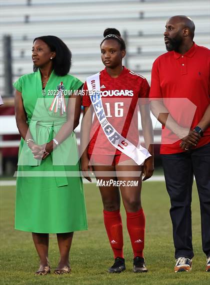 Thumbnail 1 in Charlotte Catholic @ Rocky River (Catholic Senior Night) photogallery.
