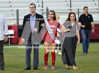 Thumbnail 2 in Charlotte Catholic @ Rocky River (Catholic Senior Night) photogallery.
