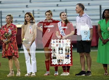 Thumbnail 2 in Charlotte Catholic @ Rocky River (Catholic Senior Night) photogallery.